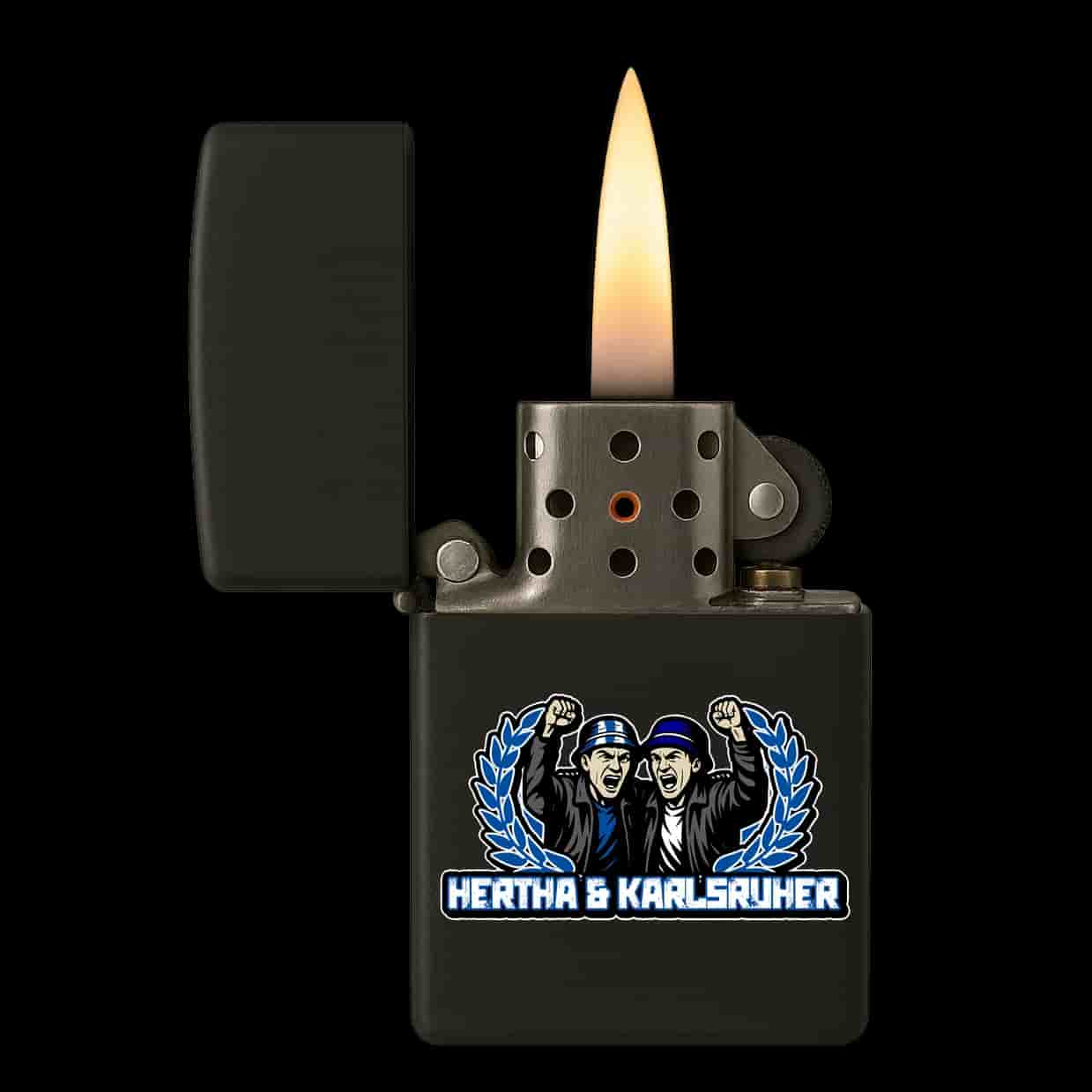 Hertha & Karlsruher Allume-feu