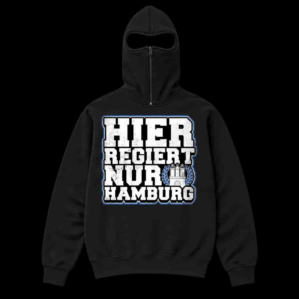 Hier regiert nur Hamburg Ninja Hoodie