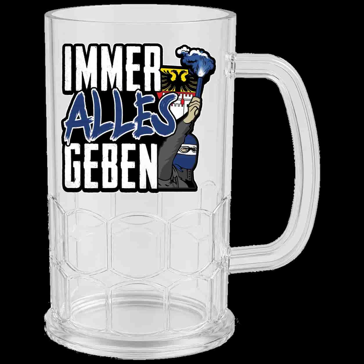 Immer alles geben Шоља за пиво