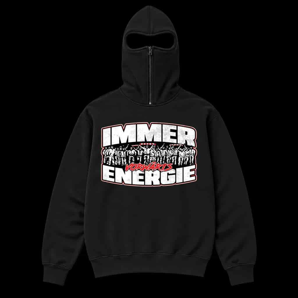 Immer vorwärts Energie Ninja Hoodie