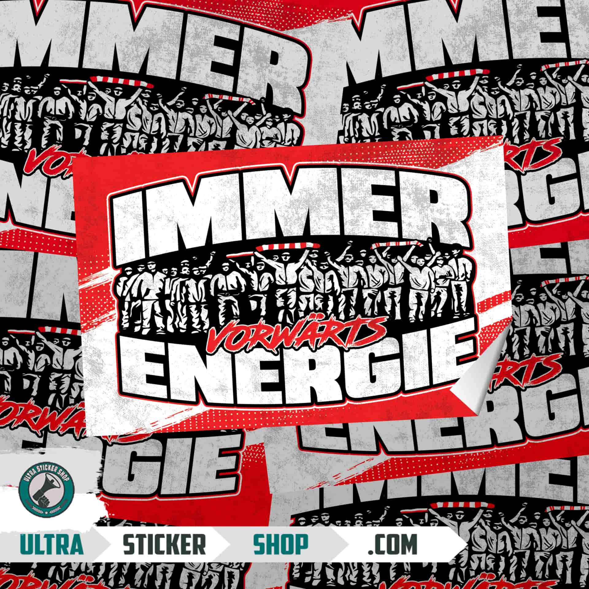 Immer vorwärts Energie Nálepky