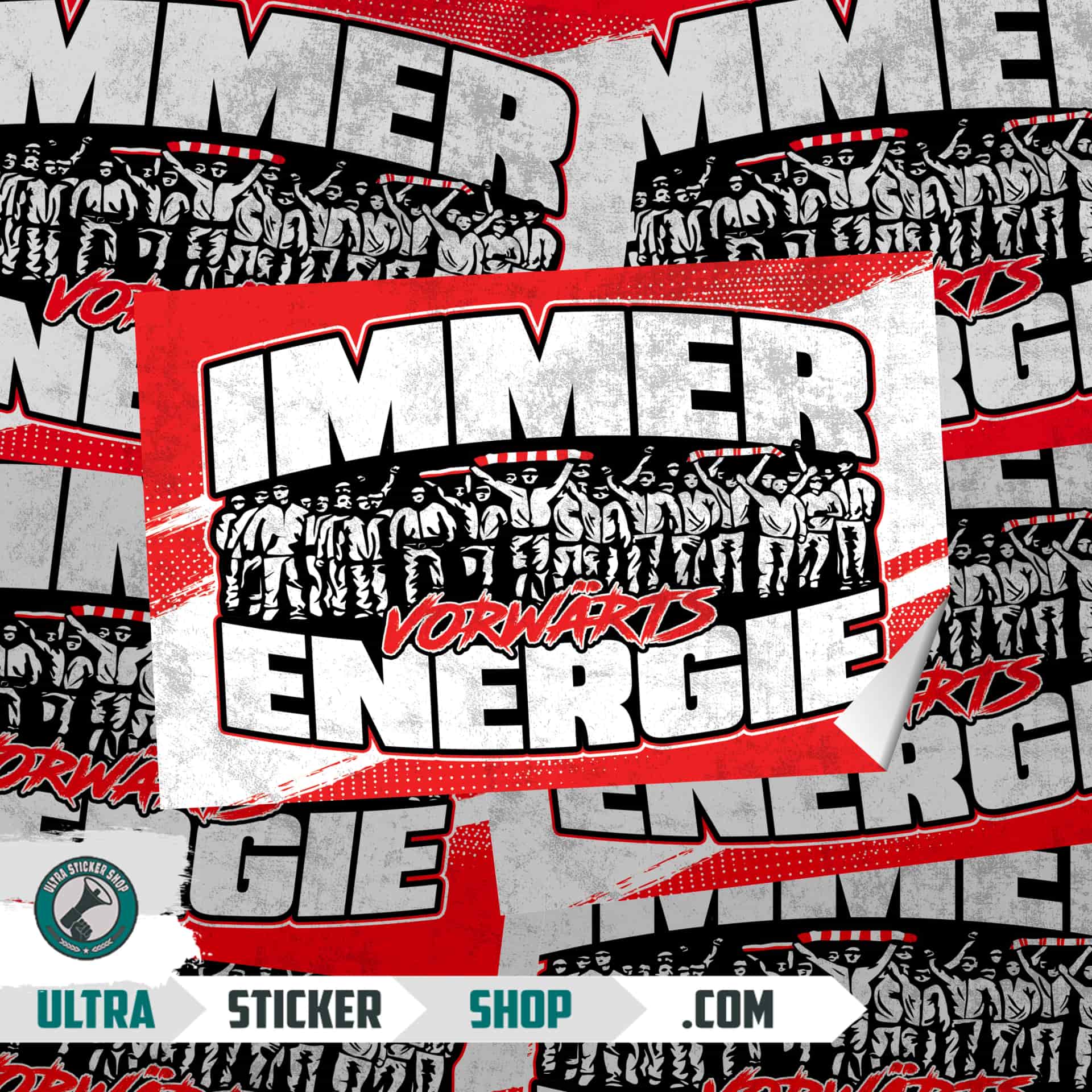 Immer vorwärts Energie Nálepky