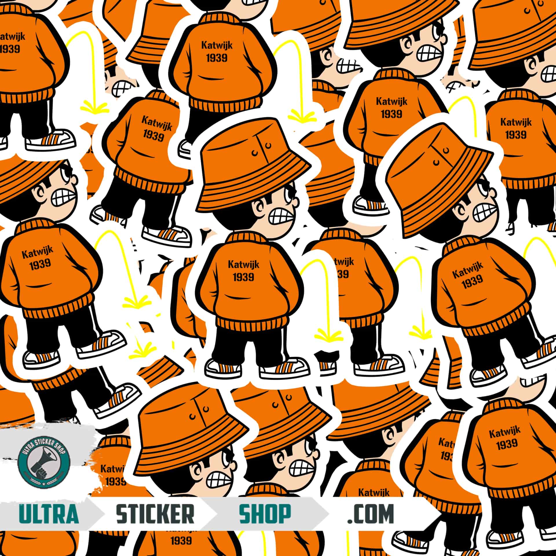 Katwijk 1939 Pee Kid Stickers