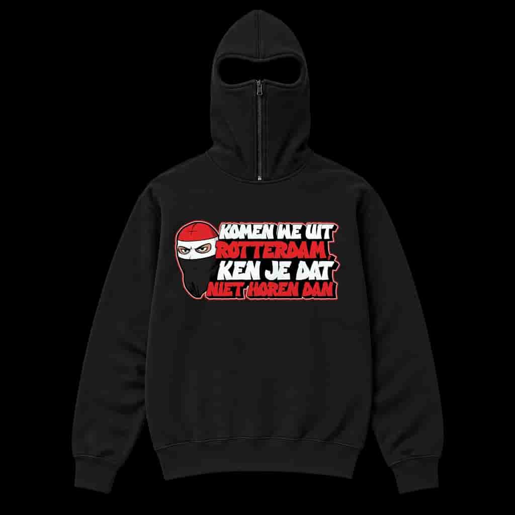 Komen we uit Rotterdam, Ken je dat niet horen dan Ninja Hoodie