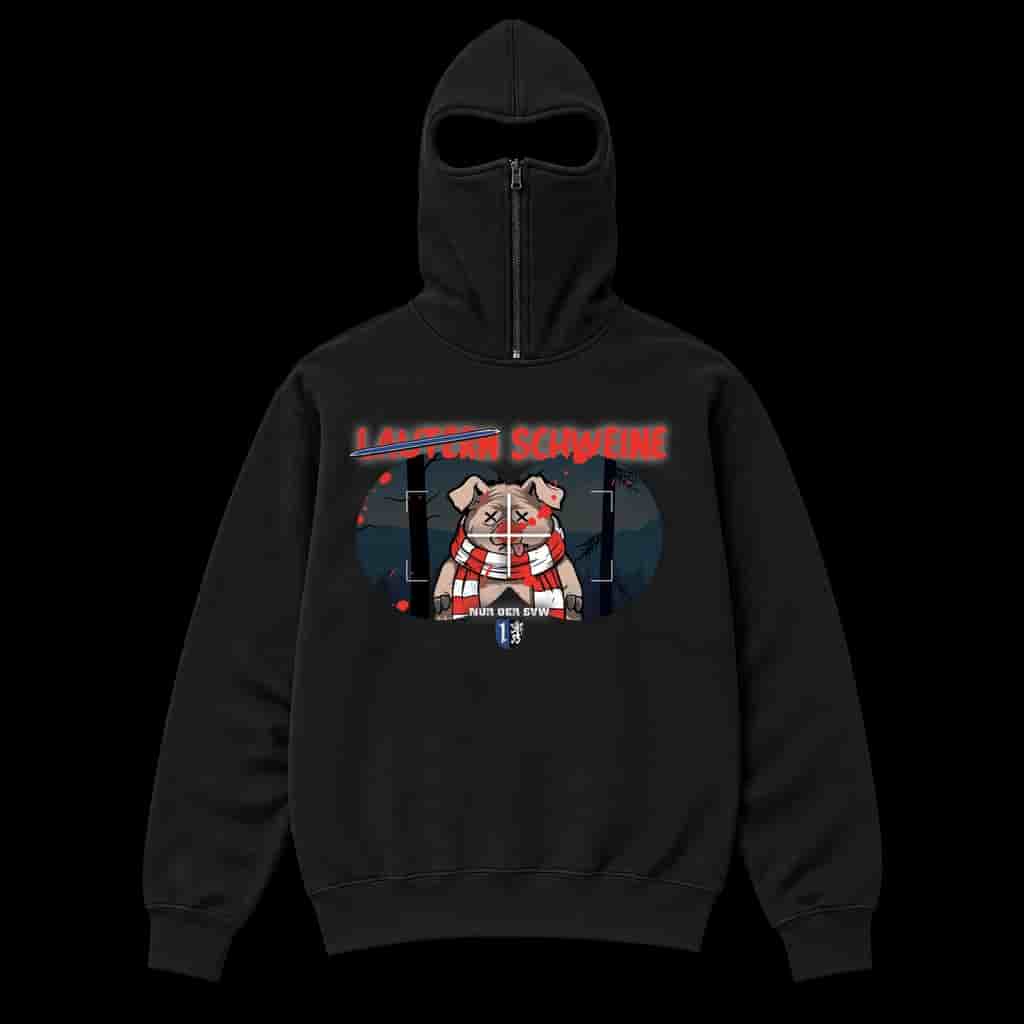 Lautern Schweine Mannheim Ninja Kapuzenpullover