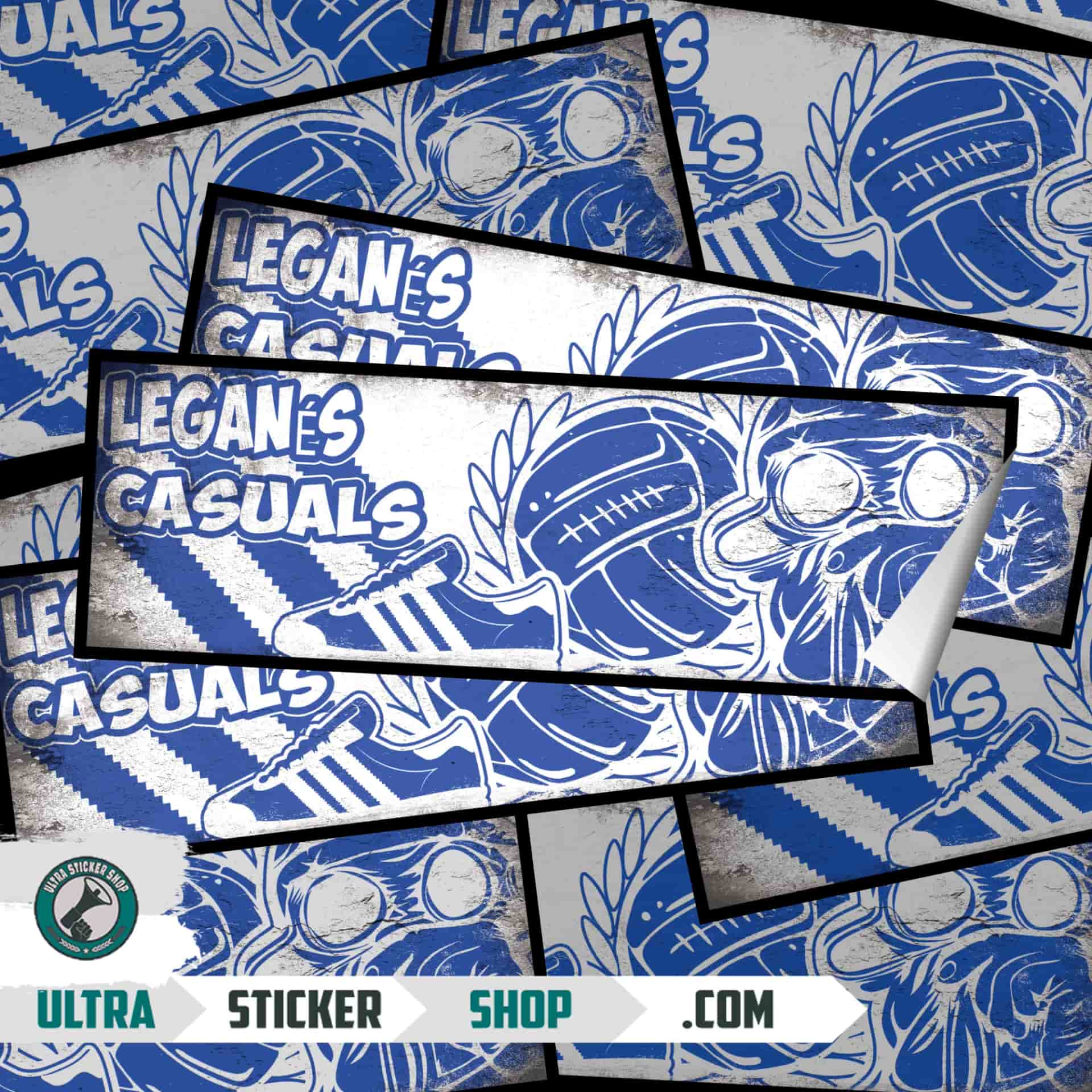 Leganés casuals Klistermärken