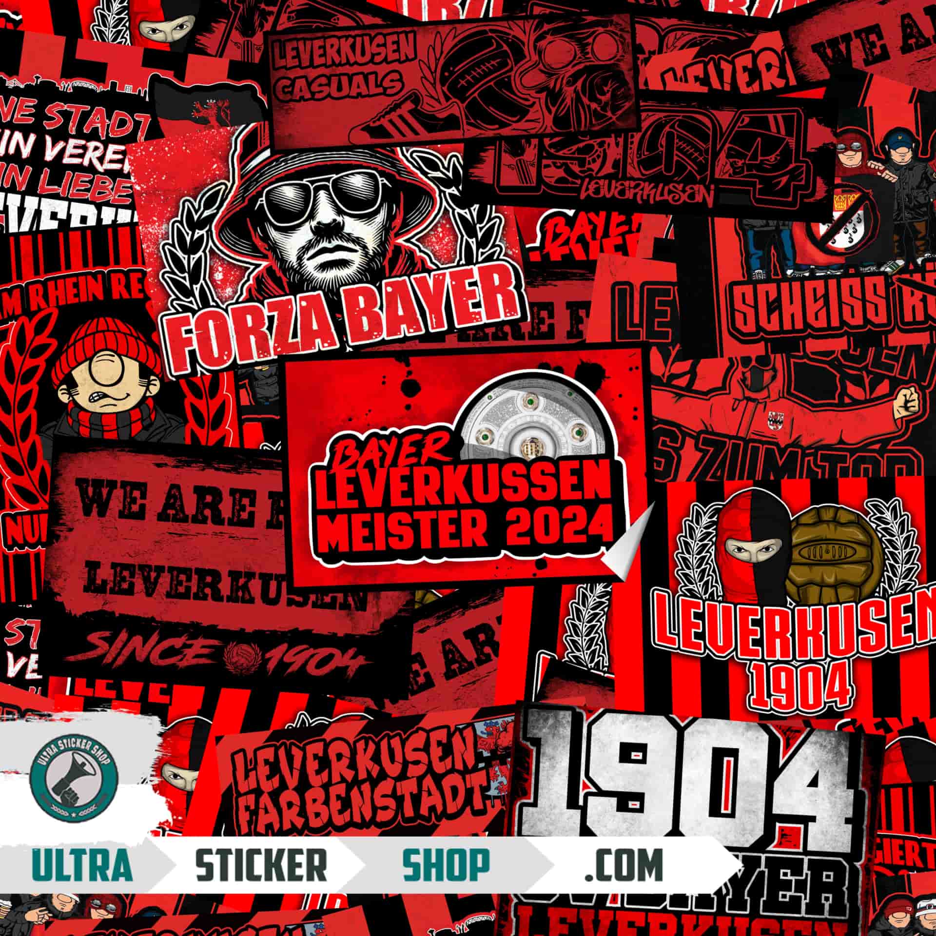Leverkusen Mix nálepek