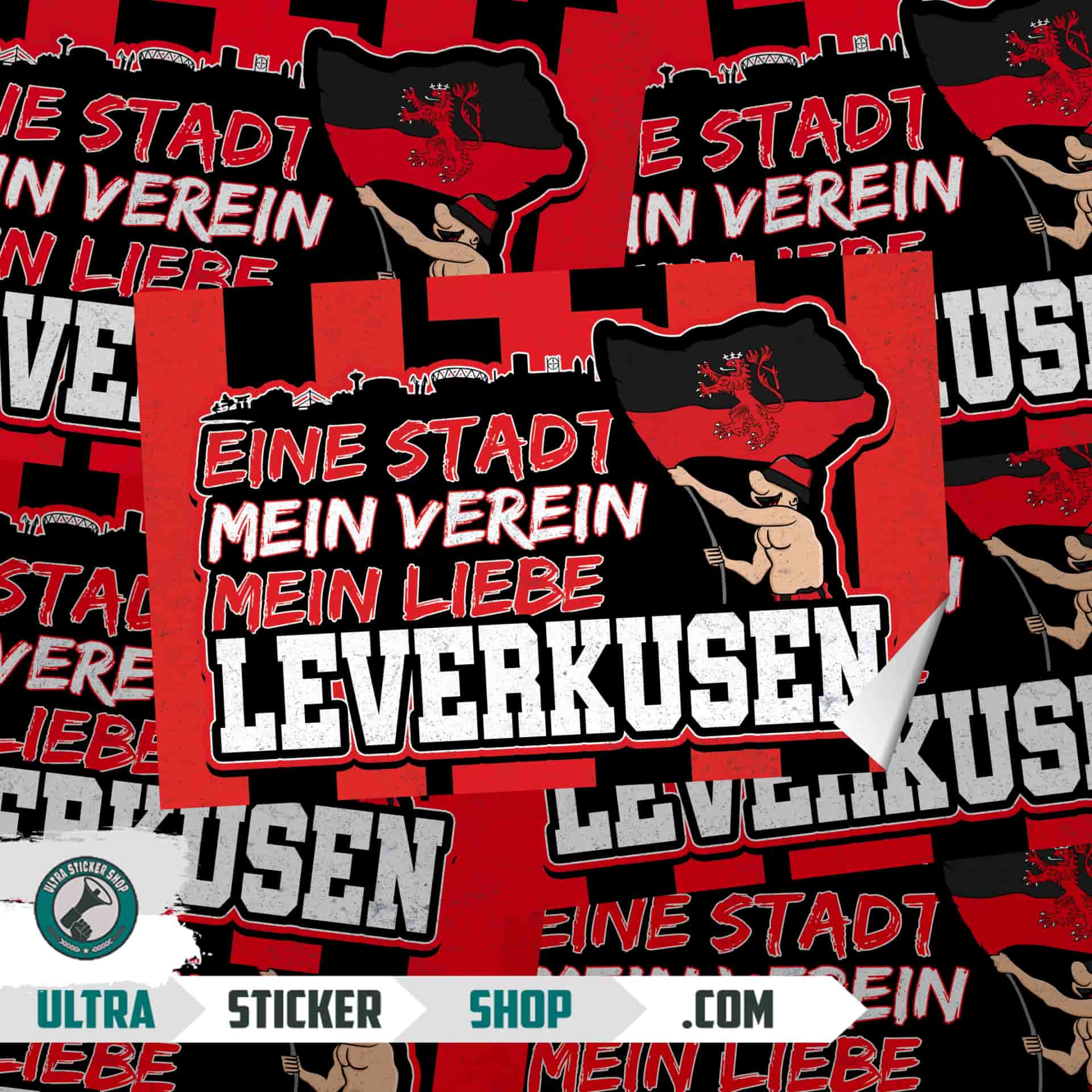 Leverkusen 1904, eine stadt, mein verein, mein liebe Nálepky