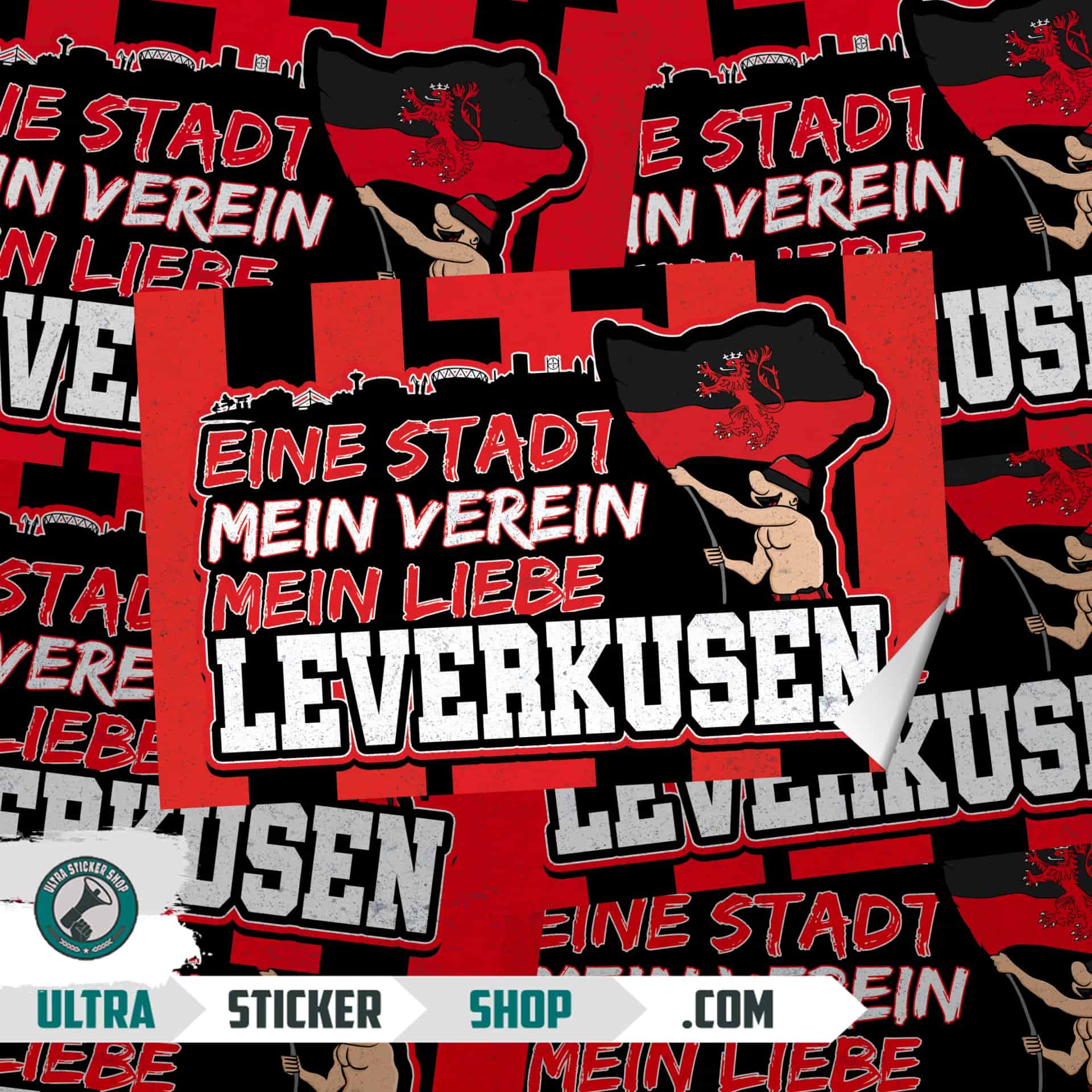 Leverkusen 1904, eine stadt, mein verein, mein liebe Nálepky