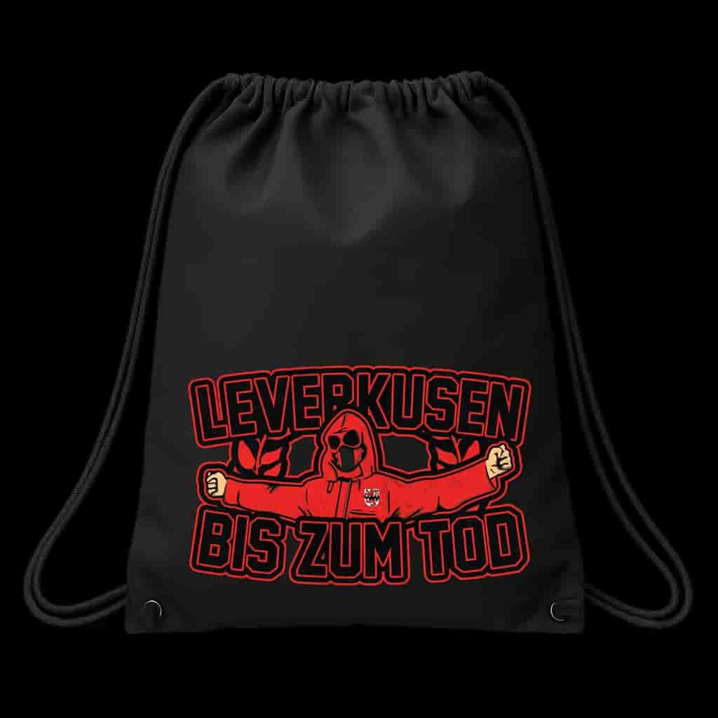Leverkusen bis zum tod Taška na záda