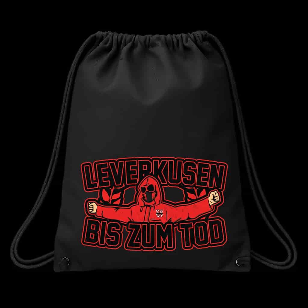 Leverkusen bis zum tod Taška na záda