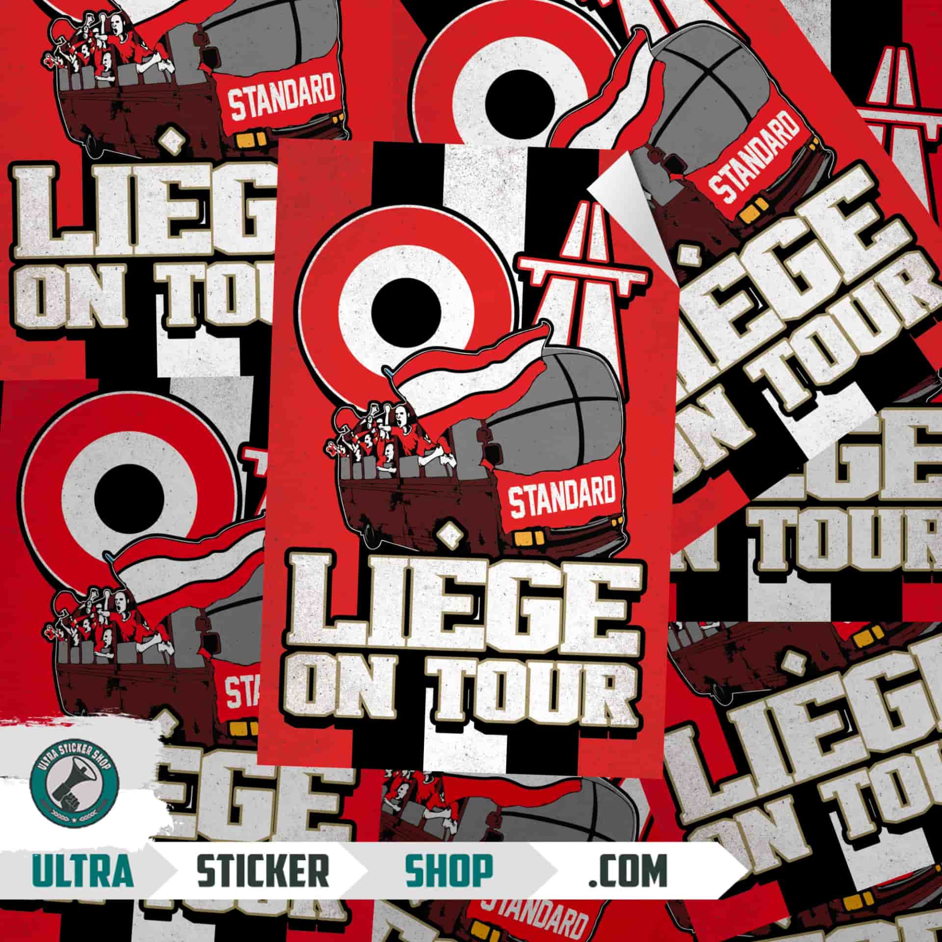 Liège on tour Stickers