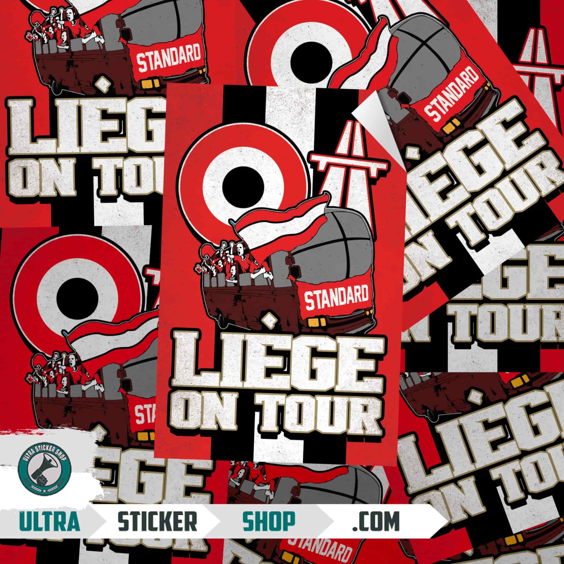 Liège on tour Stickers