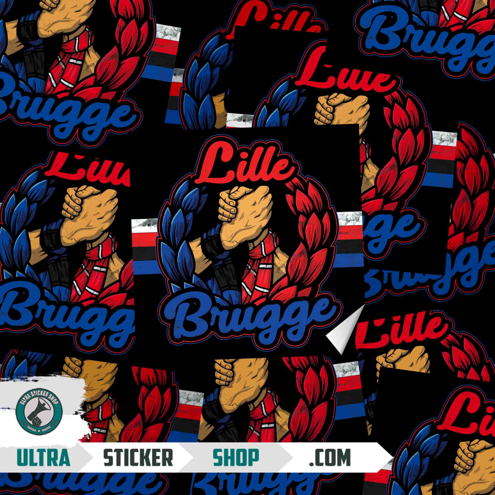 Lille X Brugge Nalepnice