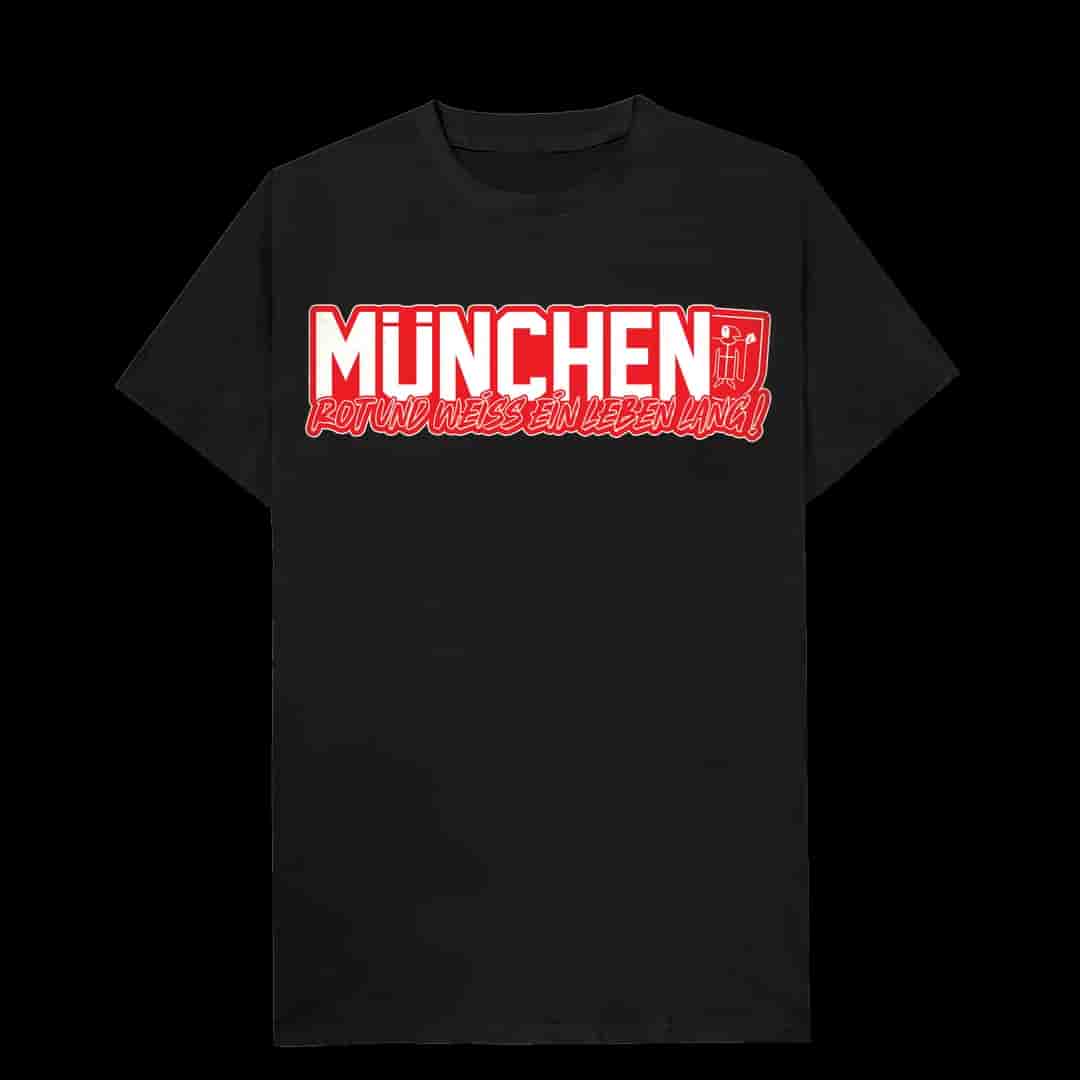 München, rot und weiss ein leben lang T-paita