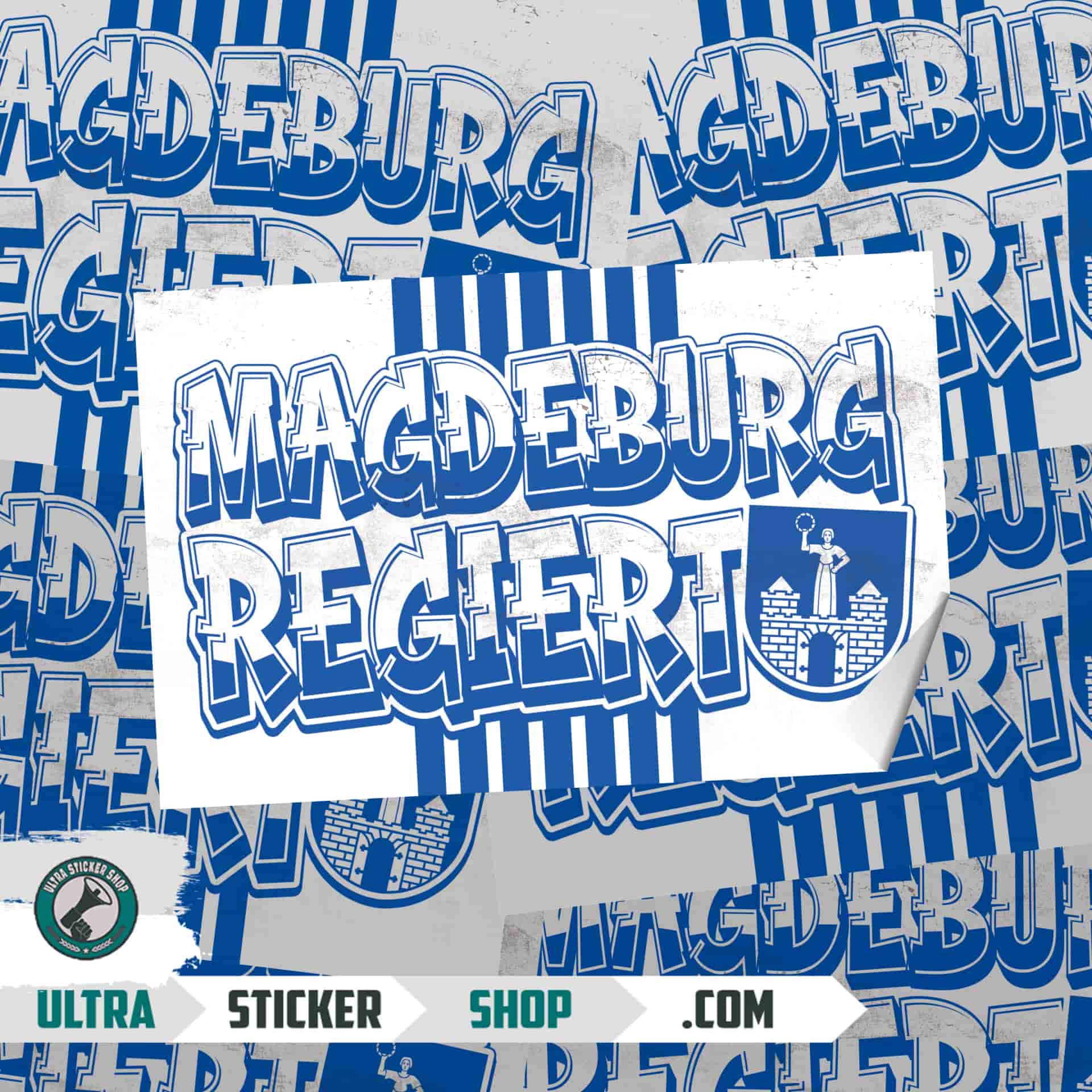 Magdeburg regiert Nálepky