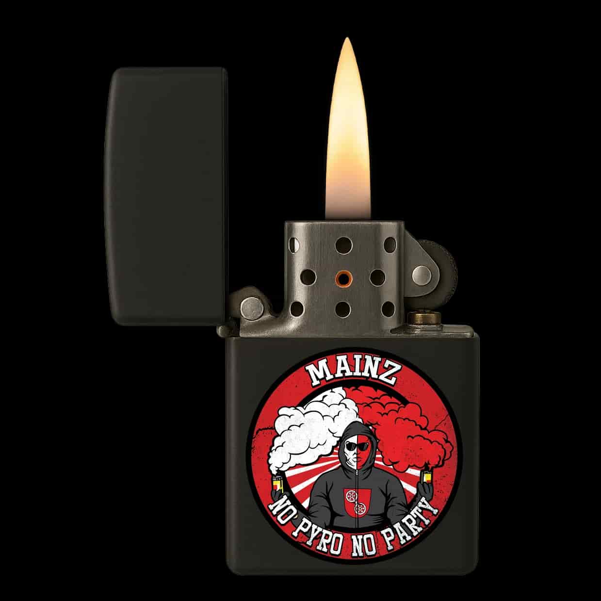 Mainz no pyro no party Accendino