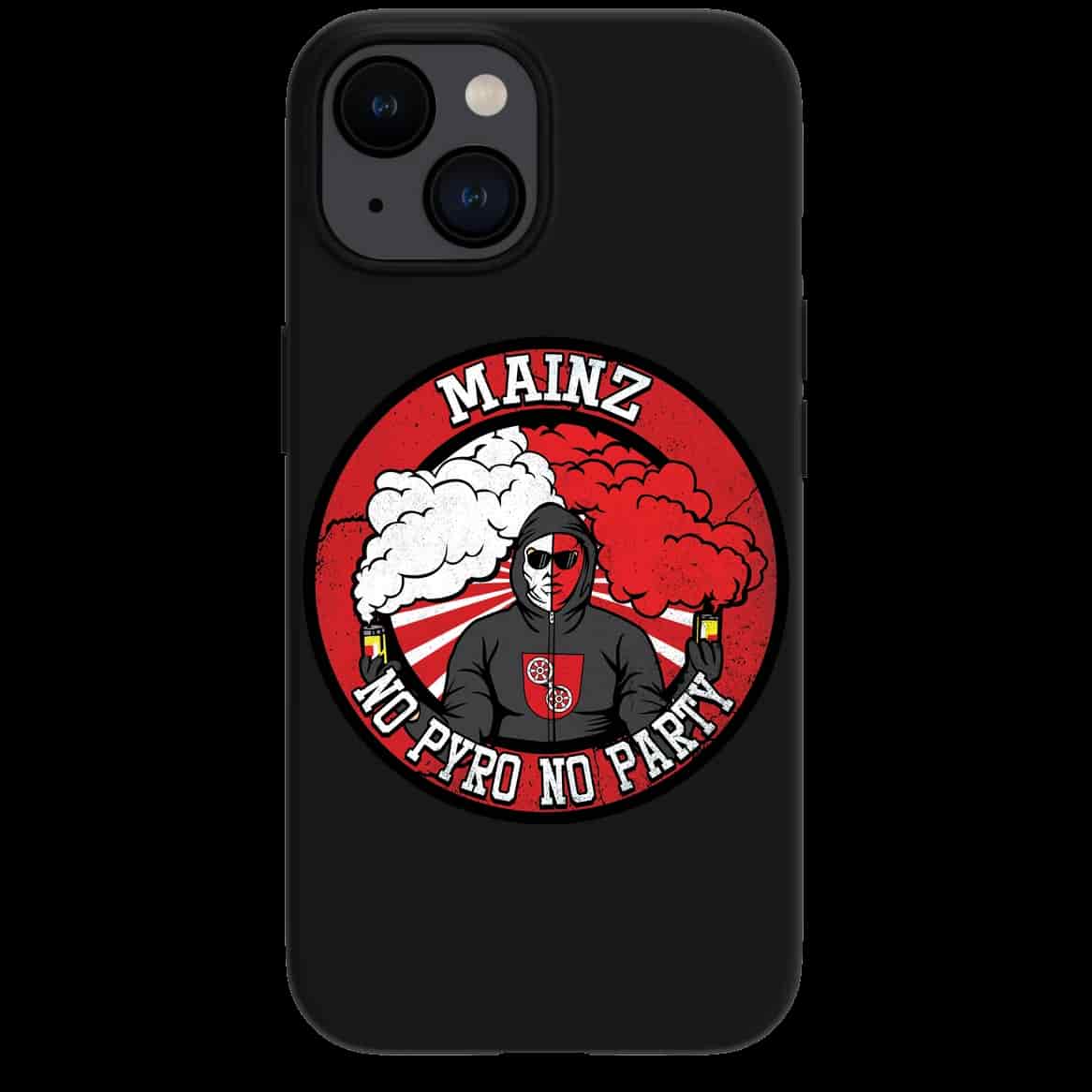 Mainz no pyro no party Custodia per Iphone