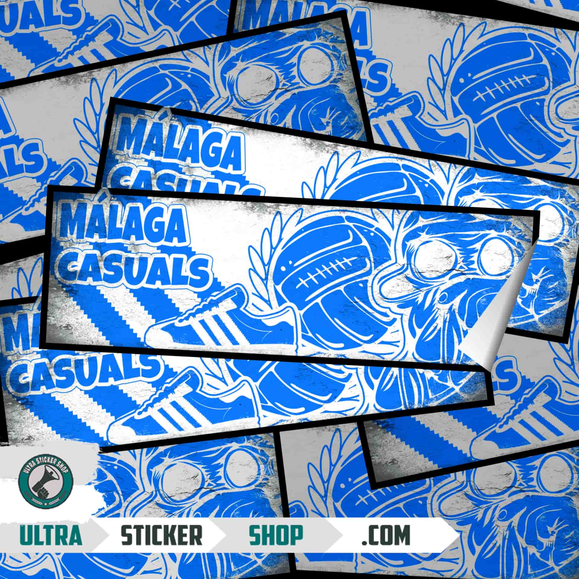 Málaga casuals Pegatinas