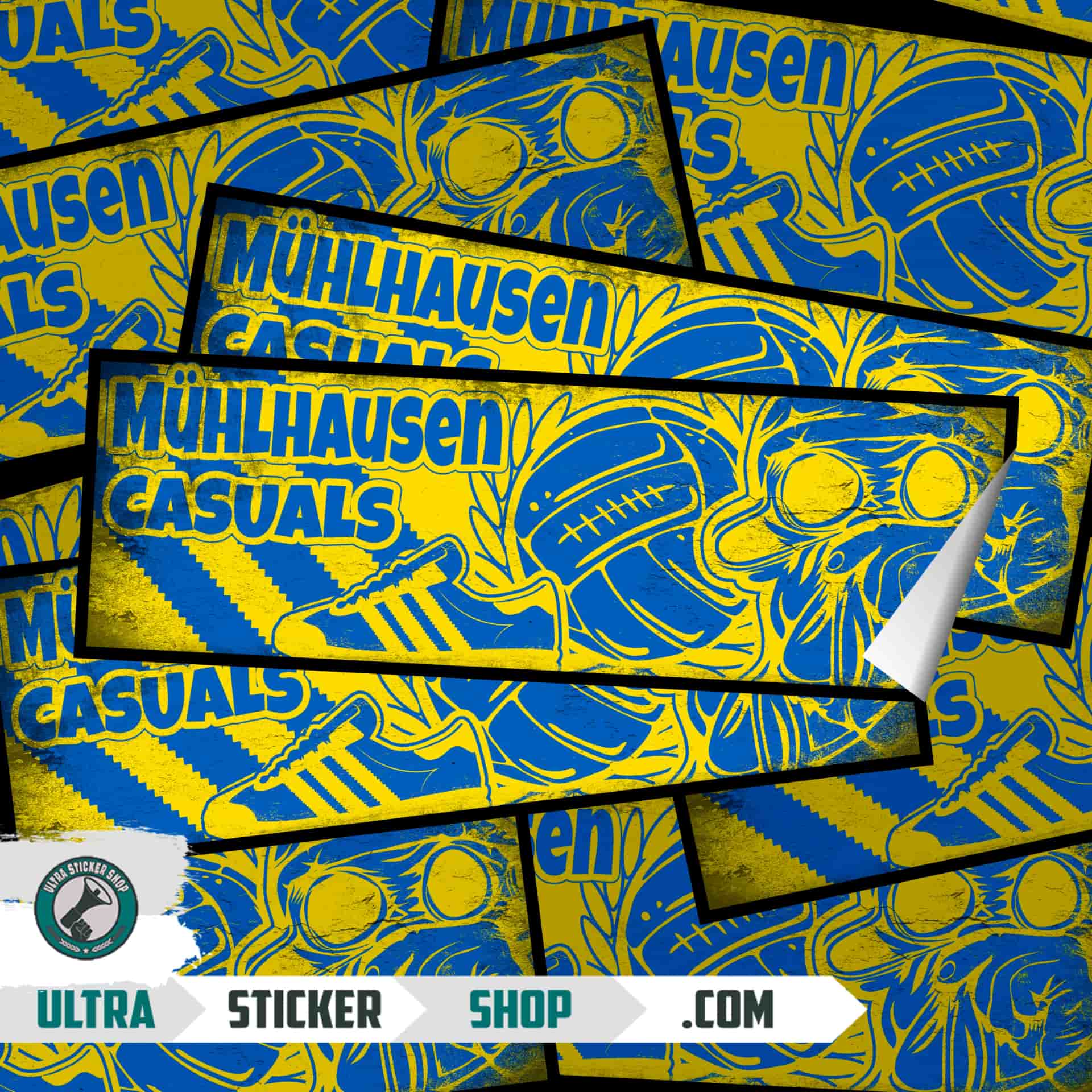 Mühlhausen casuals Autocolante