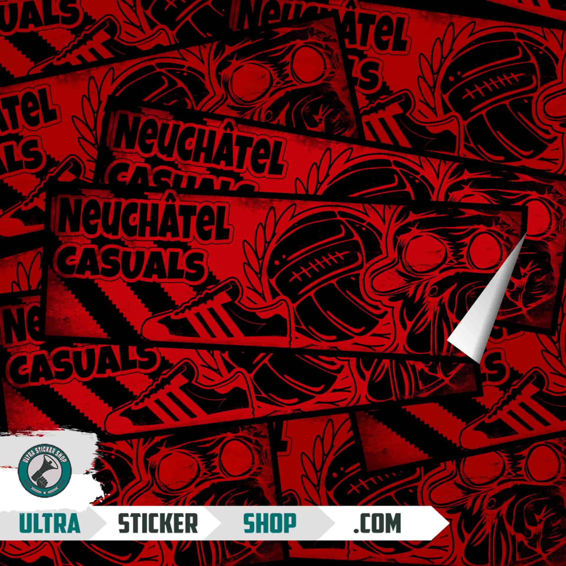 Neuchâtel casuals Autocollants