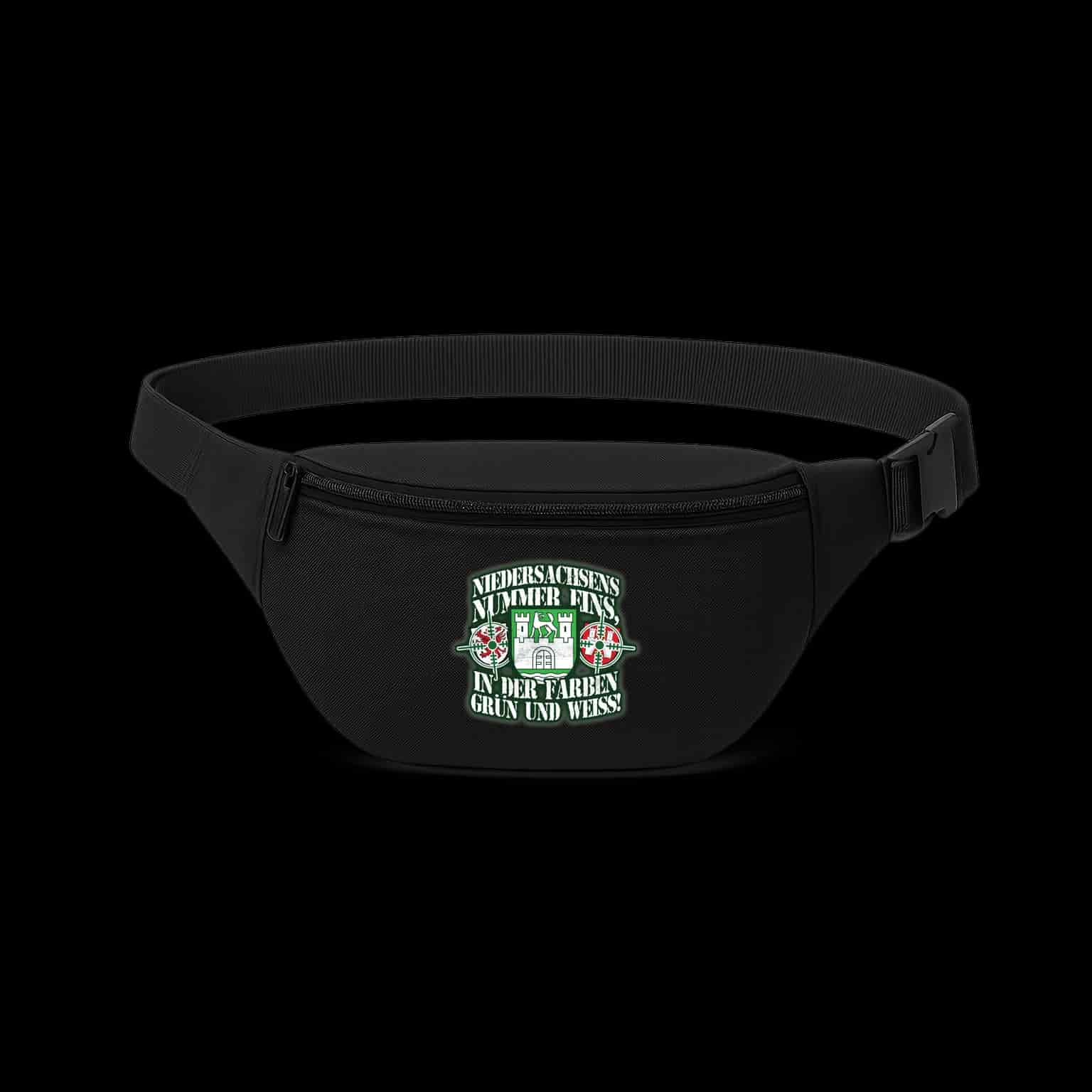 Niedersachsens nummer eins, in den farben grün und weiss Fanny Pack