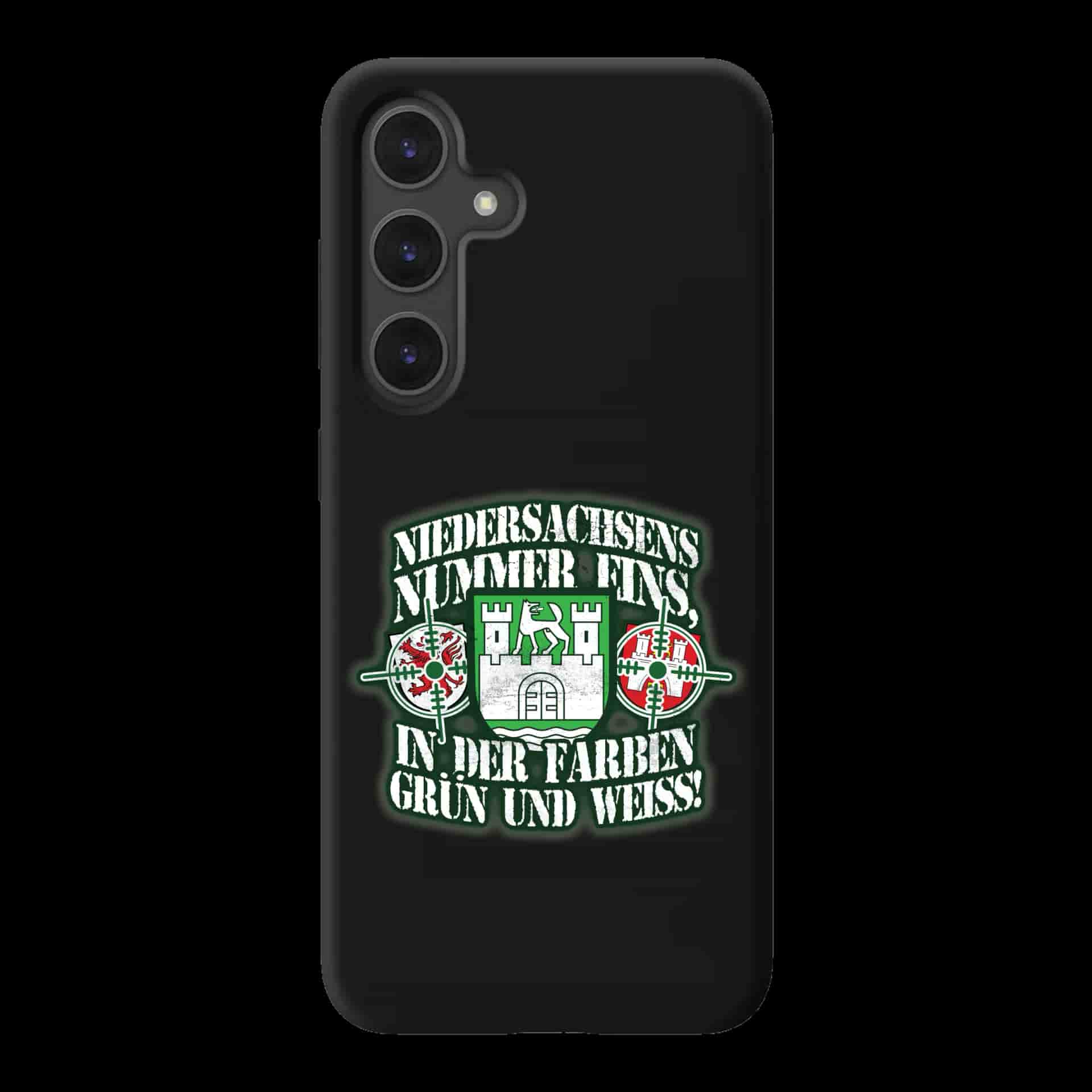 Niedersachsens nummer eins, in den farben grün und weiss Samsung Cover