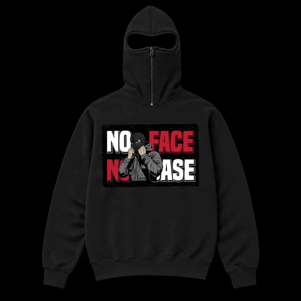 No face no case Ninja Hoodie