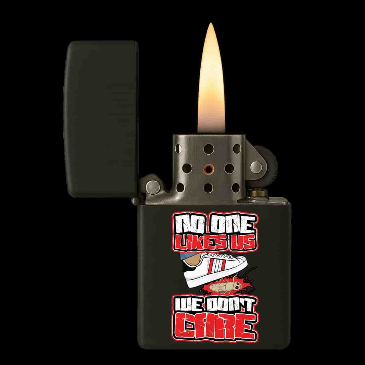 No one likes us we don't care- Amsterdam Aansteker