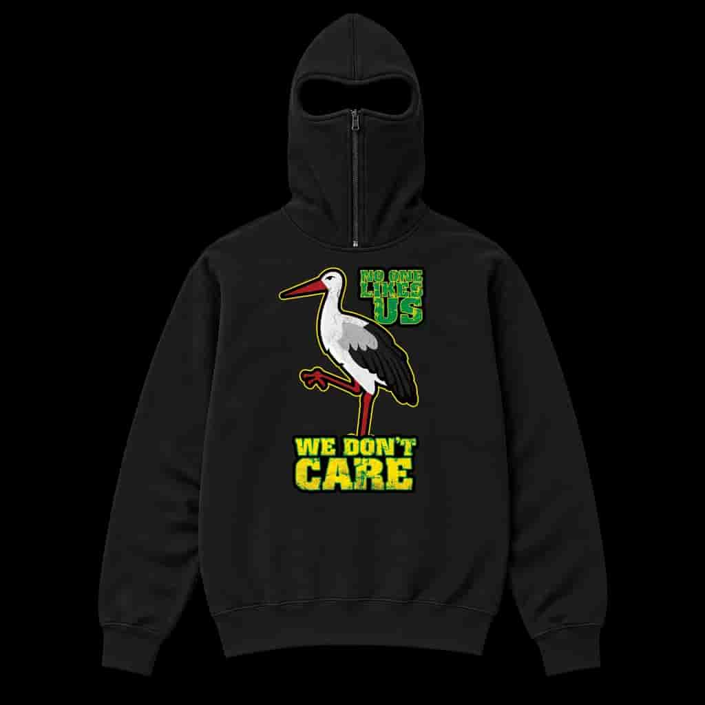 No one likes us we don't care- Den Haag Ninja Kapuzenpullover