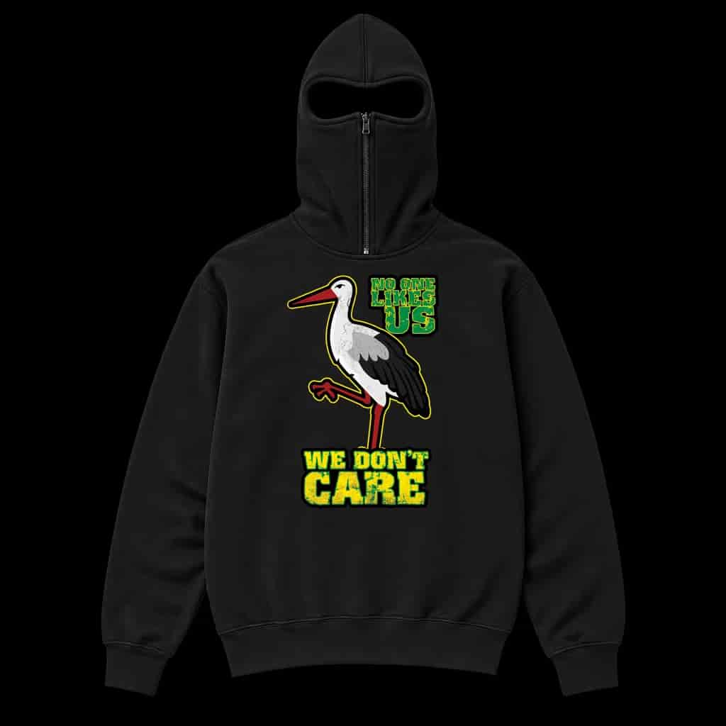 No one likes us we don't care- Den Haag Ninja Kapuzenpullover