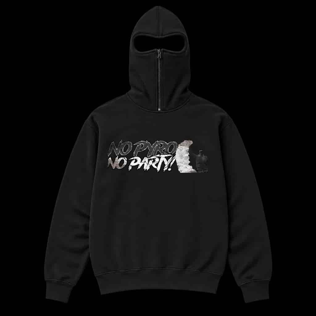 No pyro no party Ninja Hoodie