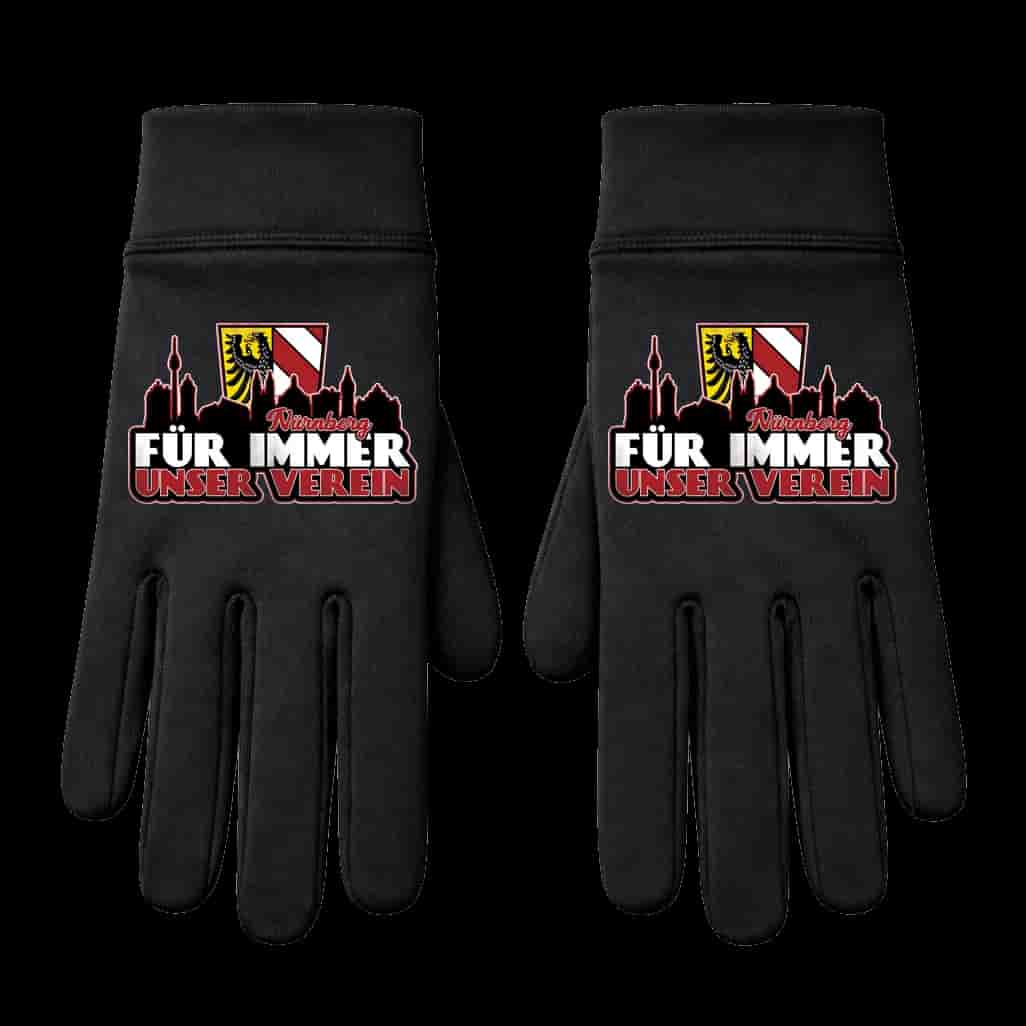 Nürnberg für immer unser verein Handschuhe