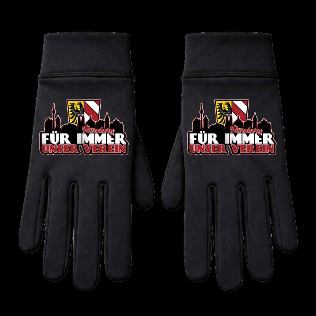 Nürnberg für immer unser verein Handschuhe