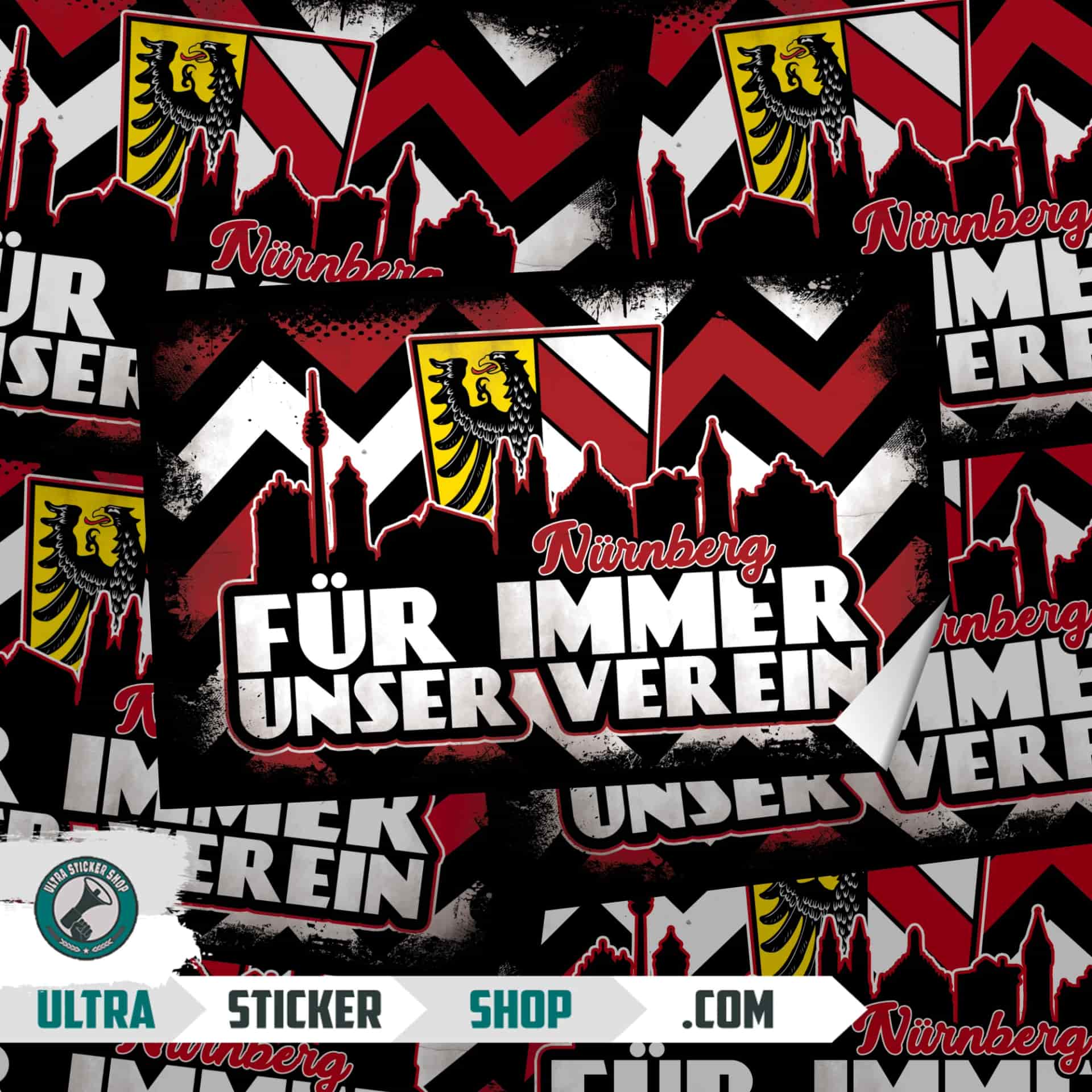 Nürnberg für immer unser verein Aufkleber