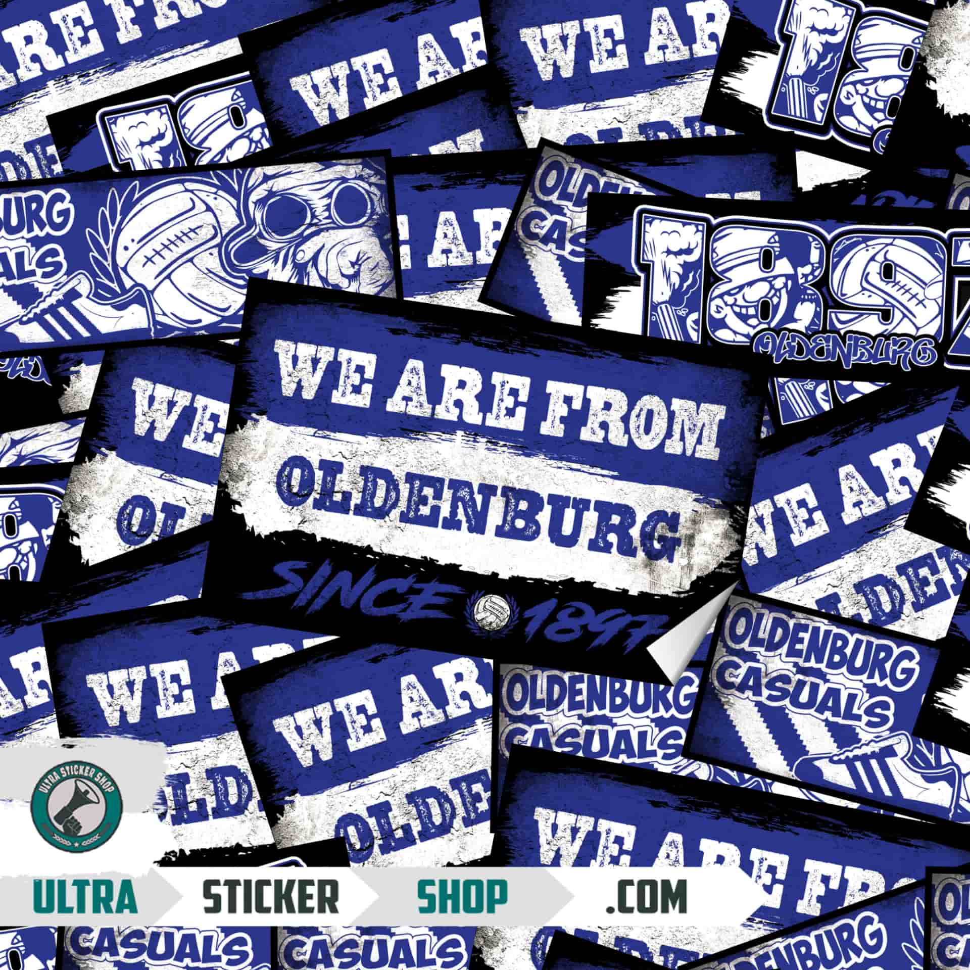 Oldenburg Mieszanka naklejek