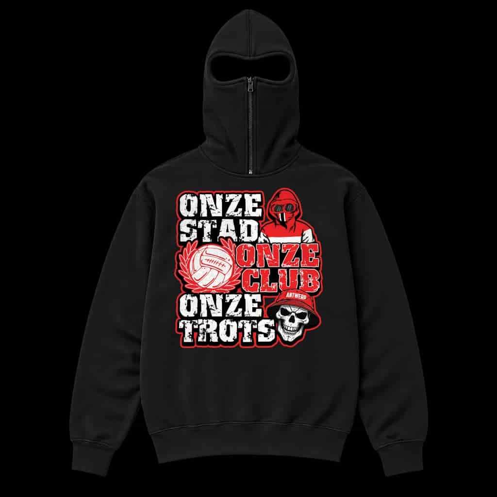 onze stad onze club onze trots Antwerp Ninja Hoodie