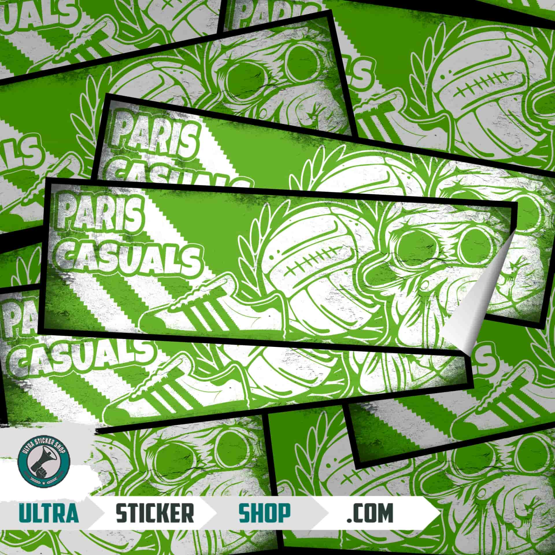 Paris casuals Adesivi