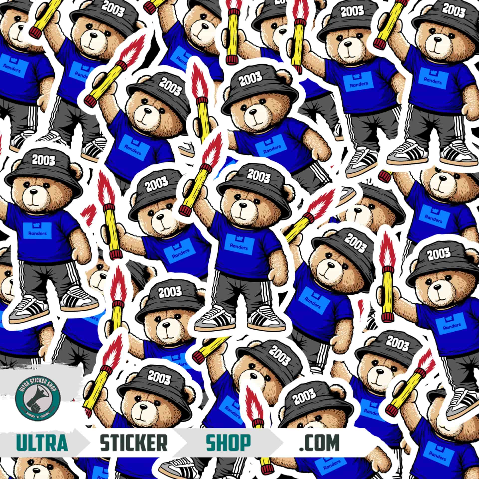 Randers 2003 bear Stickers