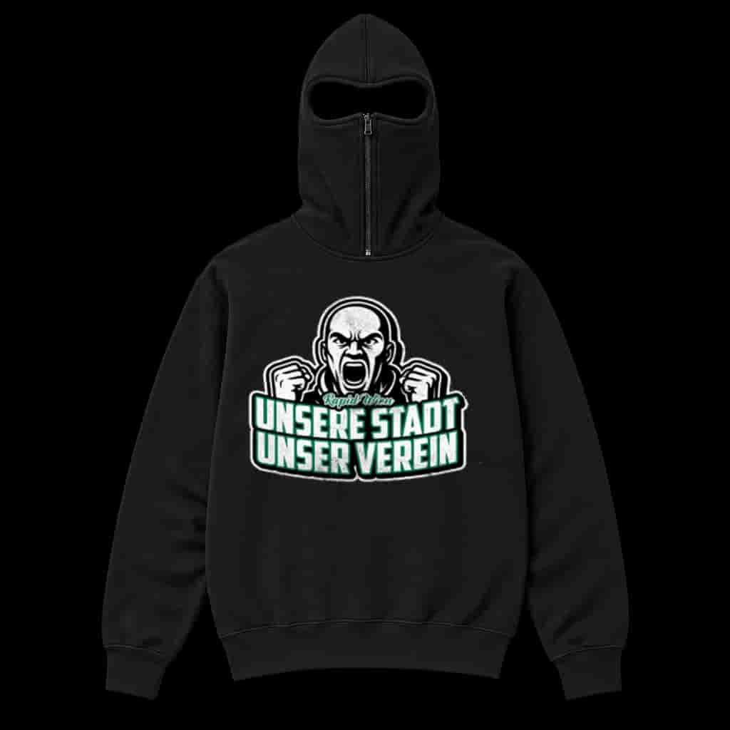 Rapid Wien Unsere Stadt unser verein Ninja Kapuzenpullover