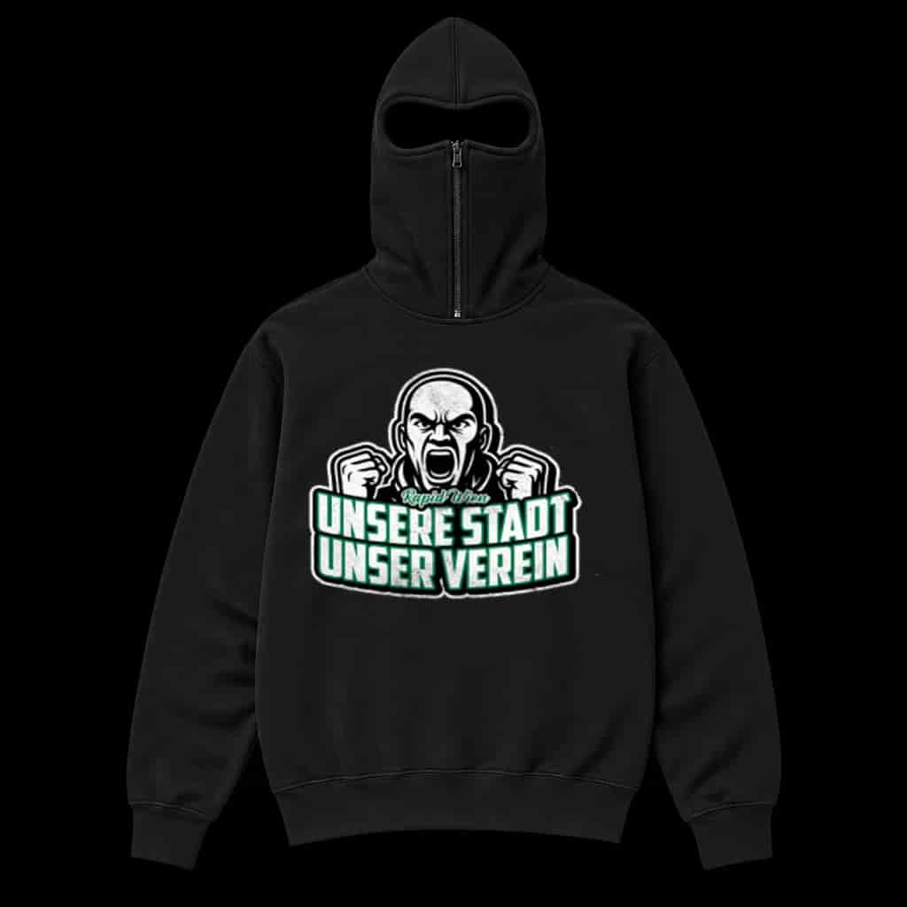 Rapid Wien Unsere Stadt unser verein Ninja Kapuzenpullover