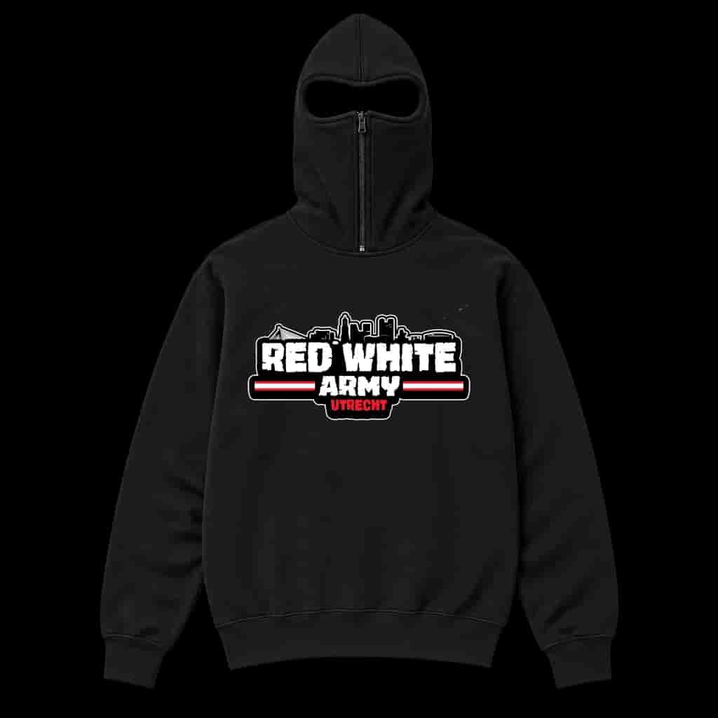 Red white army Utrecht Ninja Hoodie