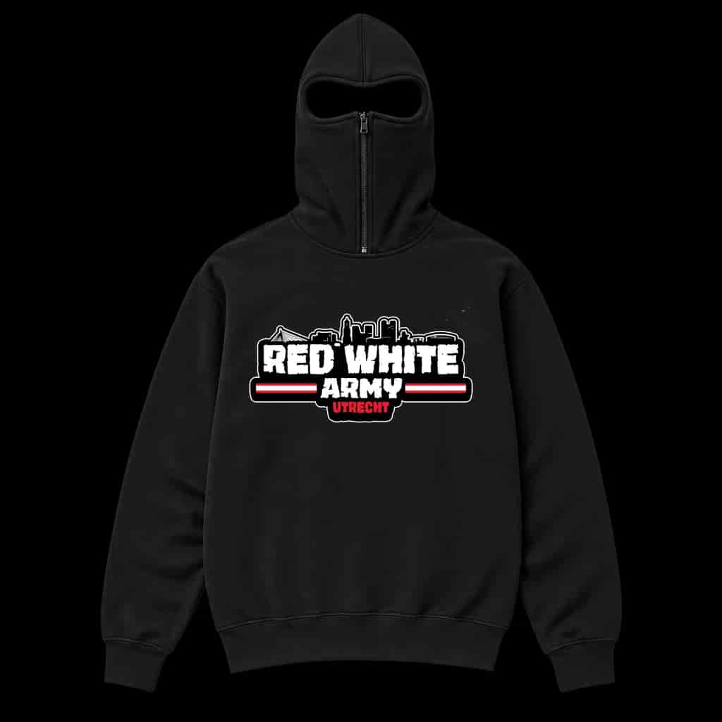 Red white army Utrecht Ninja Hoodie
