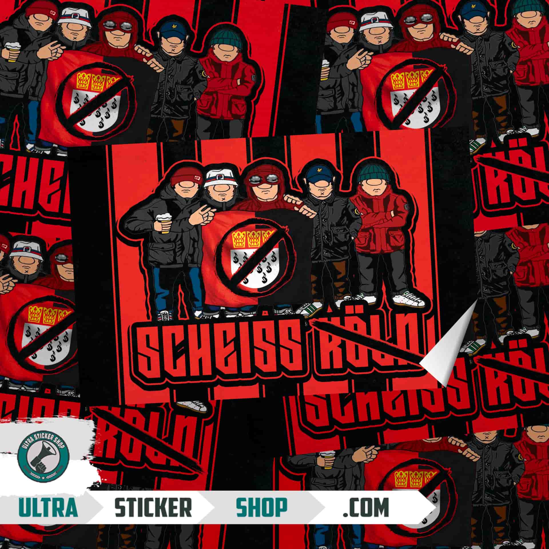 Scheiss Köln Nálepky