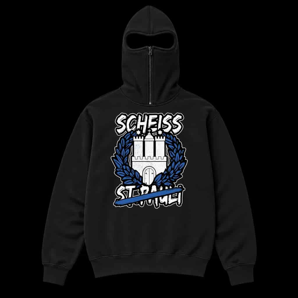 Scheiss St Pauli Ninja Hoodie