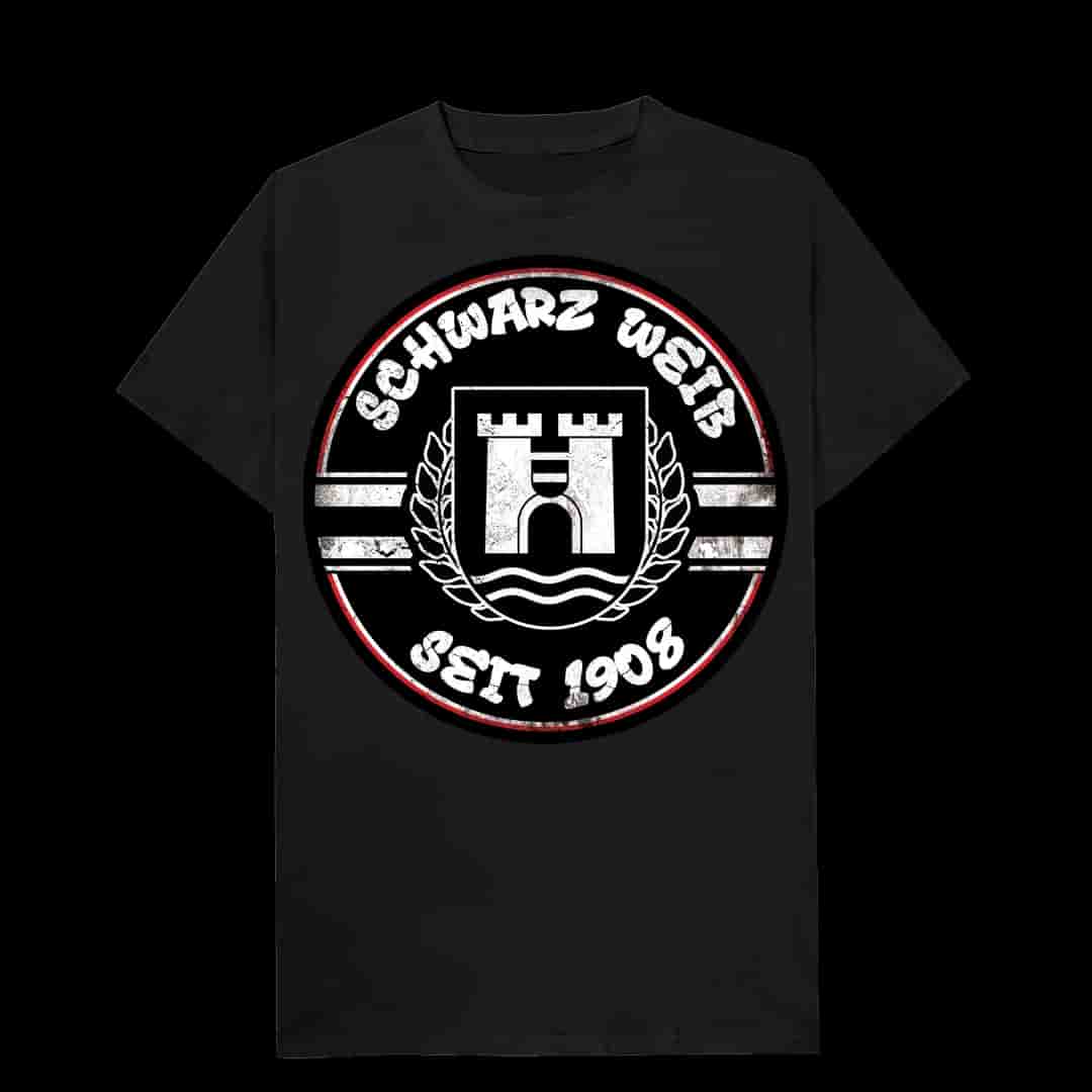 schwarz weiß seit 1908 T-Shirt