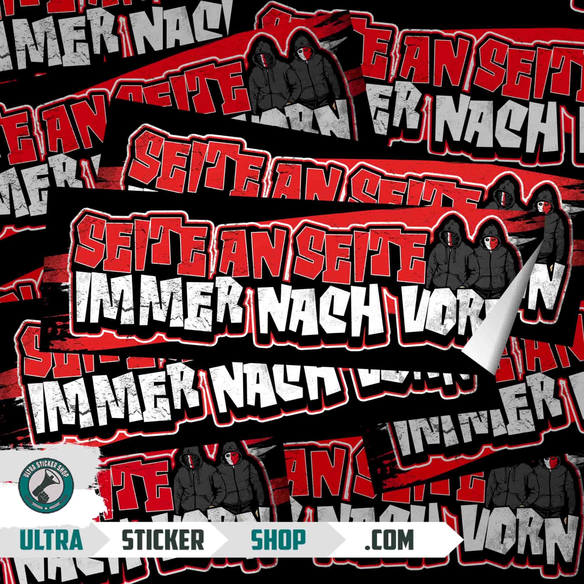 seite an Seite immer nach vorn Nalepnice