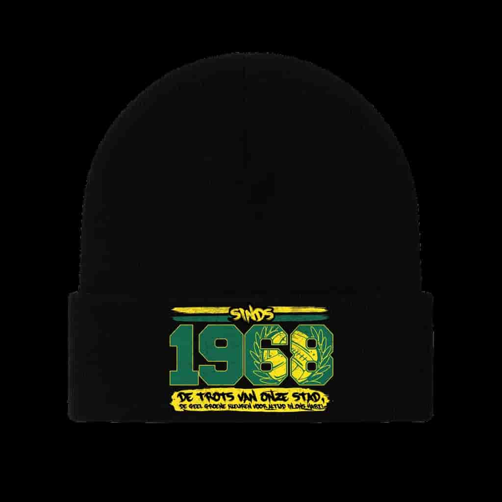 Sinds 1968 de trots van onze stad. De geel groene kleuren voor altijd in ons hart Czapka beanie