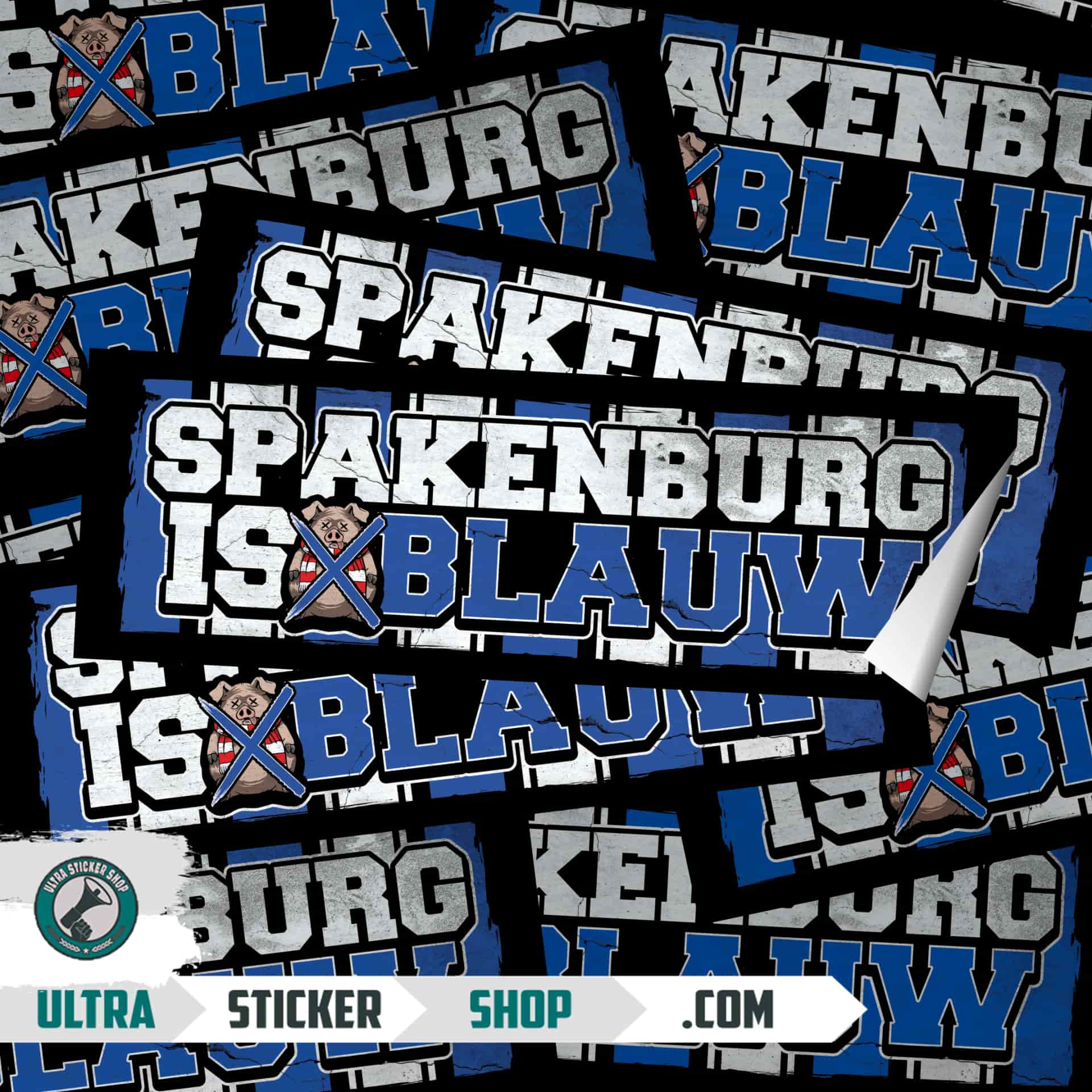 Spakenburg is blauw! Nálepky