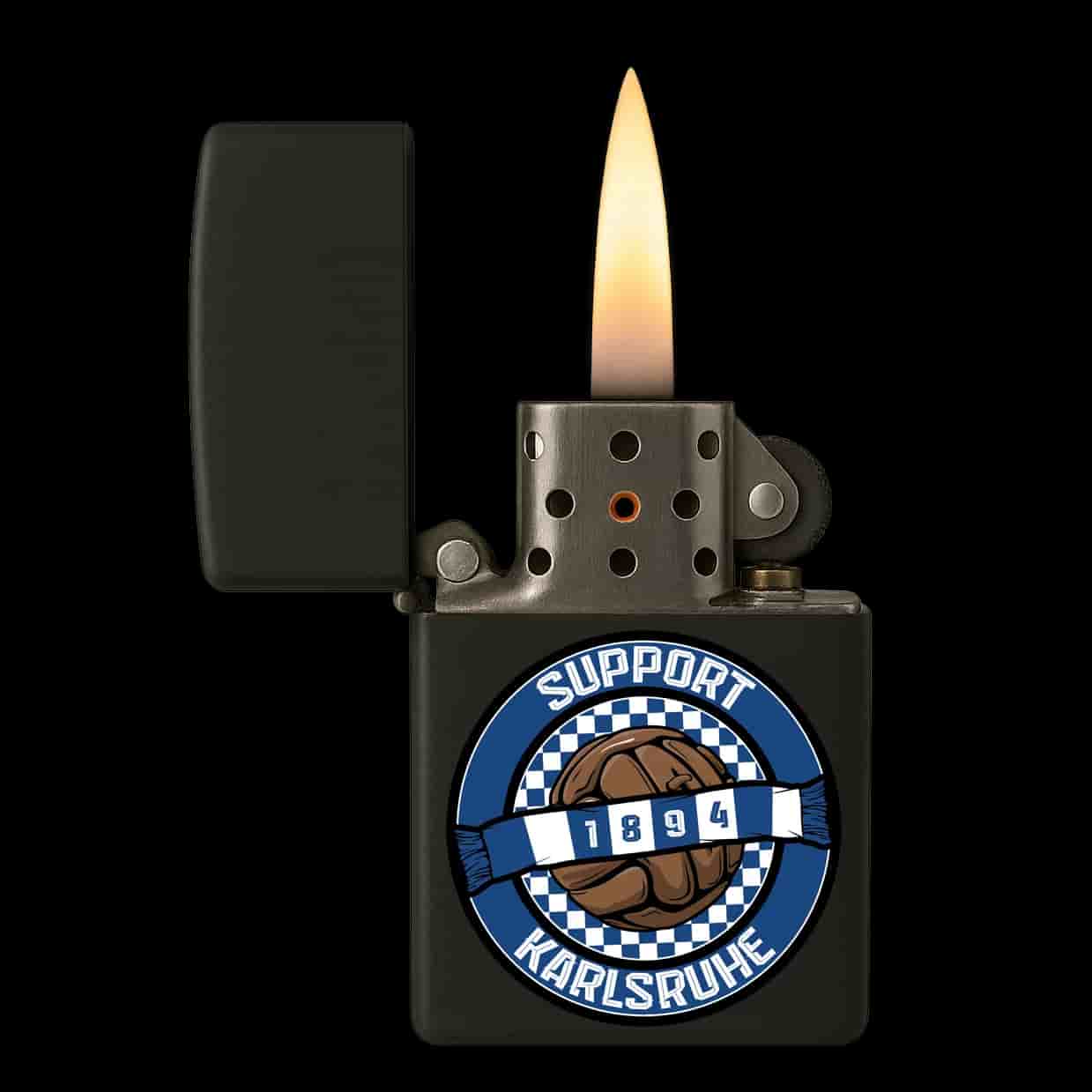 Support Karlsruhe Feuerzeug